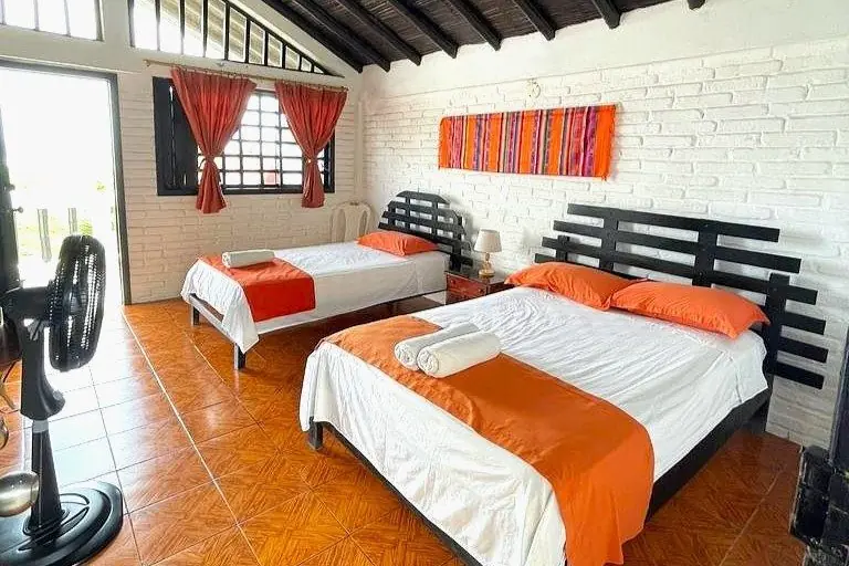 Coco Room at Sundown Beach Hotel in Canoa, Ecuador